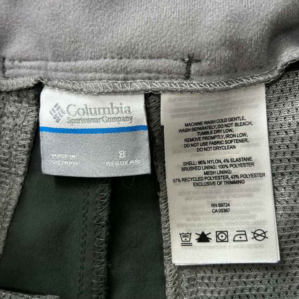 Columbia Saturday Trail Convertible Pants Women's 8 Gray AL8004 Hiking Outdoor - Picture 5 of 10